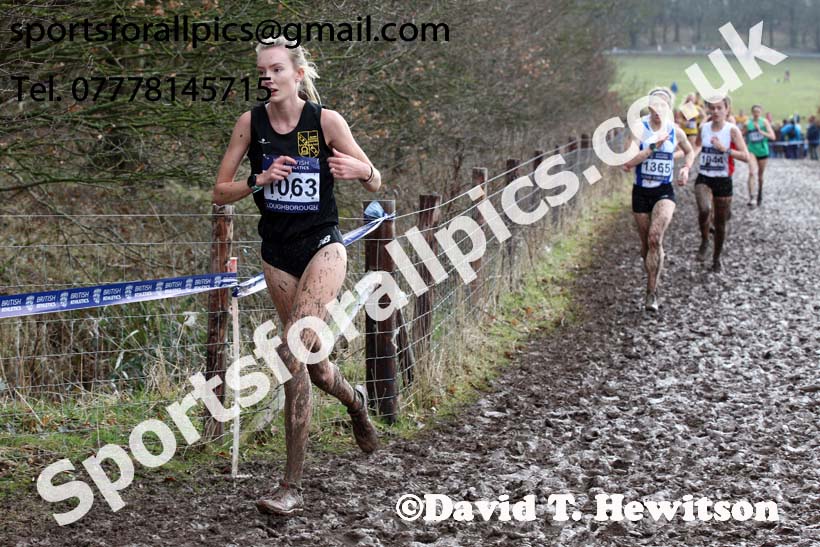 Senior womens 2018 British Inter Counties Cross Country Champs., Prestwold Hall, Loughborough. Photo: David T. Hewitson/Sports for All Pics